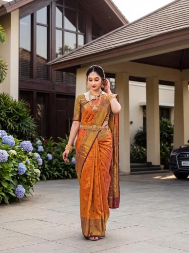 Malhar kanjivaram silk udaan sarees online